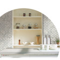 Carrara White Marble Hexagon Mosaic Tile for Decorate (CFS1101)